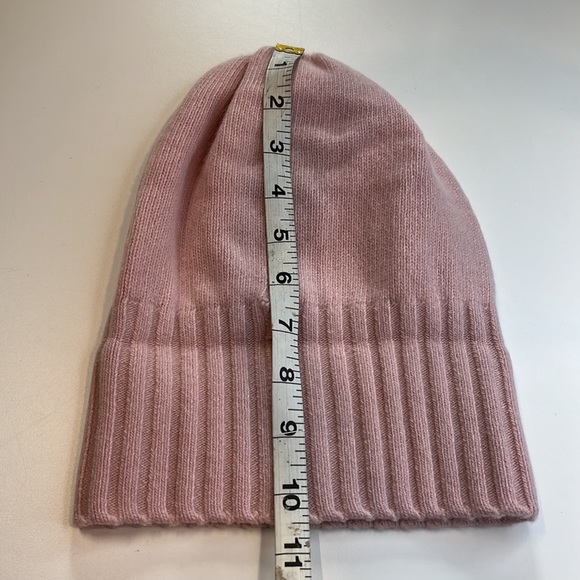 Portolano Baby Pink Cashmere Slouch Beanie, NWT! - Picture 4 of 4